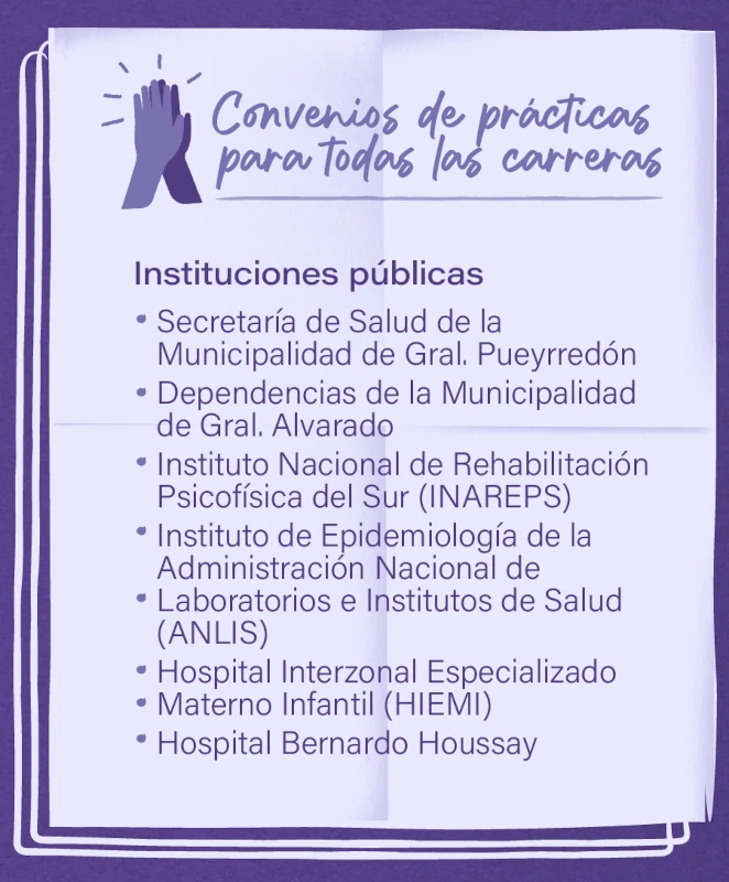 convenios de prácticas para todas las carreras