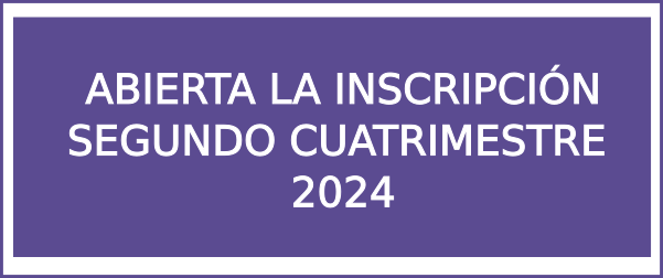 INSCRIPCION PUAM SEGUNDO CUATRIMESTRE 2024