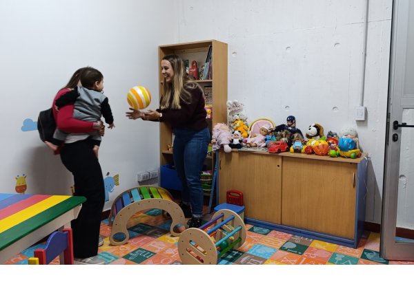 Inauguración del espacio lúdico para niñeces Soledad Alves