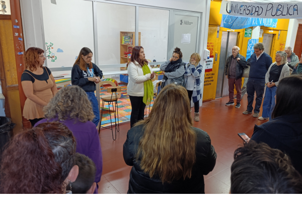Inauguración del espacio lúdico para niñeces Soledad Alves